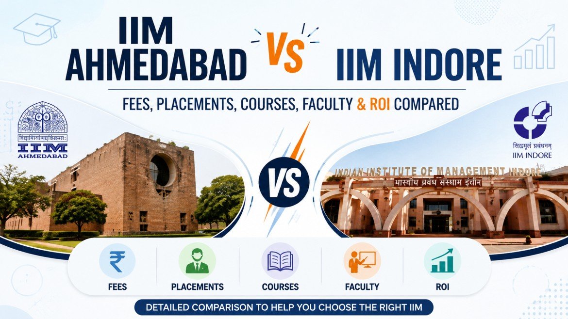 IIM Ahmedabad vs IIM Indore: Fees, Placements, Courses, Faculty and ROI Compared