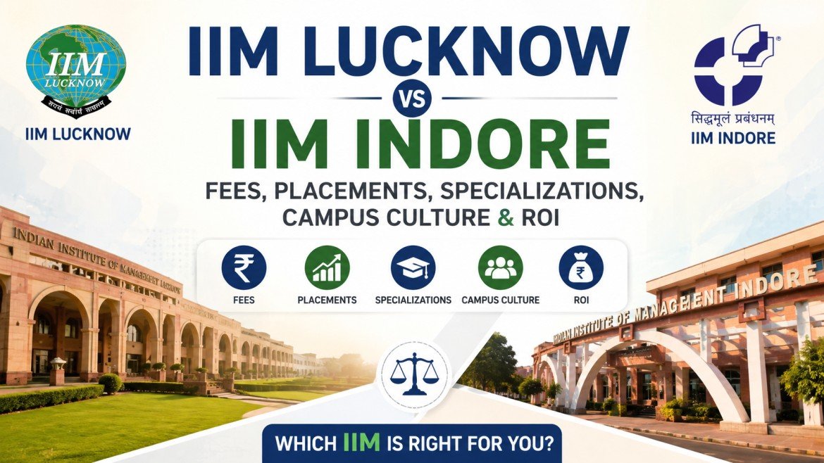 IIM Lucknow vs IIM Indore: Fees, Placements, Specializations, Campus Culture and ROI