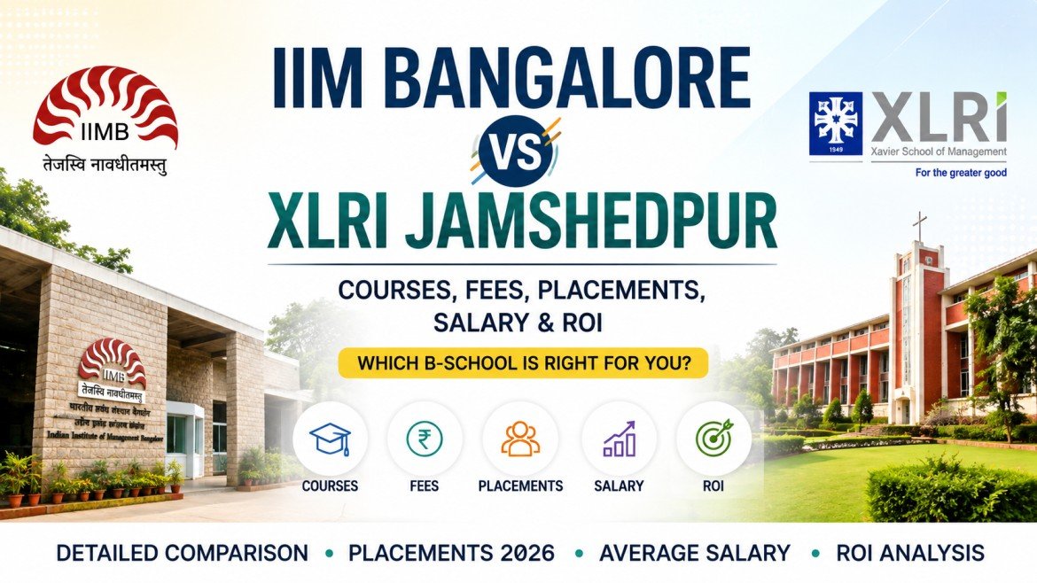 IIM Bangalore vs XLRI Jamshedpur: Courses, Fees, Placements, Salary and ROI
